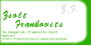 zsolt frankovits business card